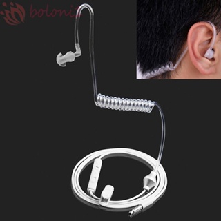 Air Spiral Tube Headphone In Ear Anti-radiation Earpiece Professional  Security Headset 3.5mm Wired Stereo Earphone