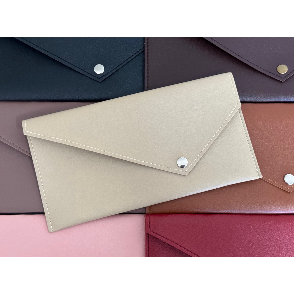 Mila Envelope Wallet Long Wallet Cheque Book Case Money Wallet Receipts ...