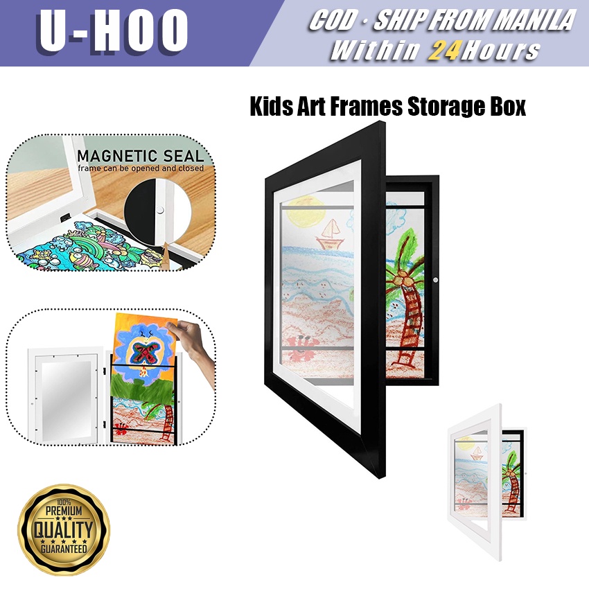 Kids Art Picture Organizer Frames 6R / A4 Picture Frame Front Opening ...