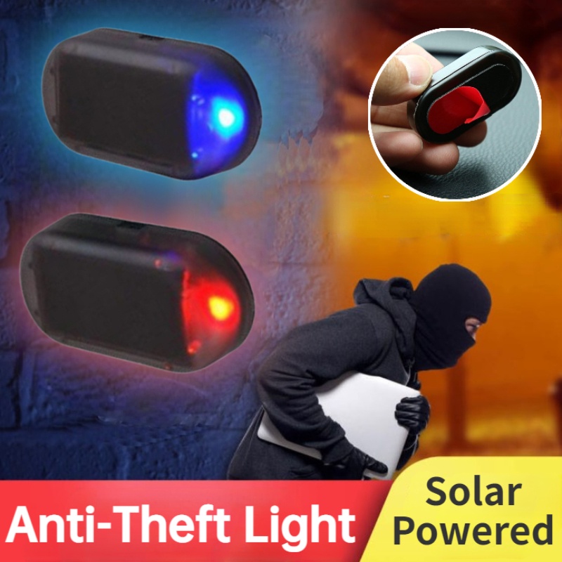 Anti-Theft LED Solar Powered Home Fake Security Light Simulated Dummy ...
