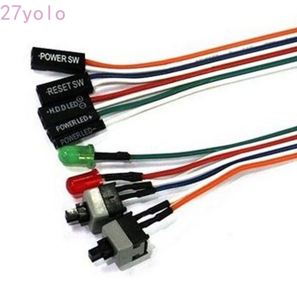 YOLO Durable Connectors HDD LED Light Switch Cable Computer Cables 65cm