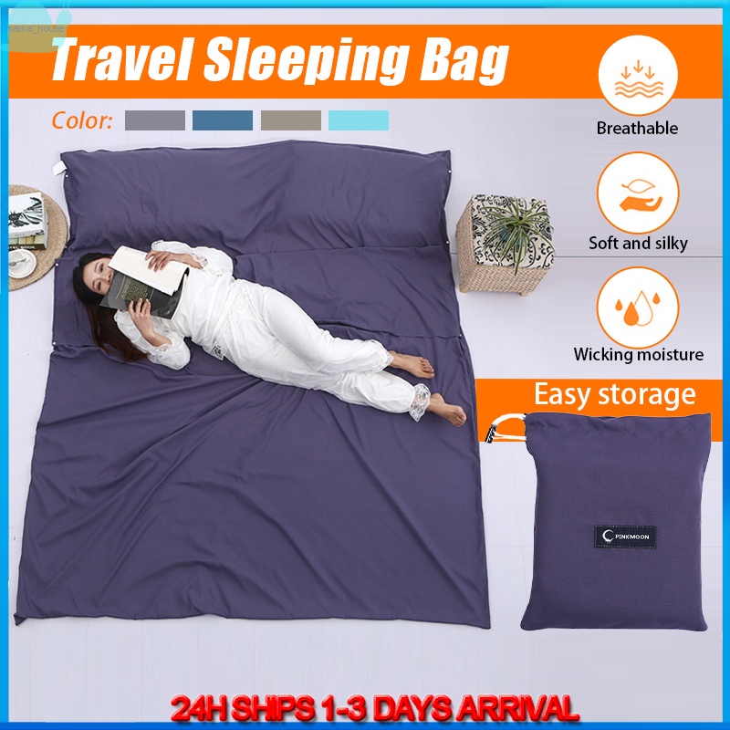 Sleeping Bag Foldable Camping Hiking Sleeping Bag Lightweight Travel