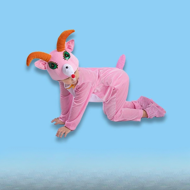 Lion Big Gray Wolf Children Small Animal Costume Elephant Fox Panda