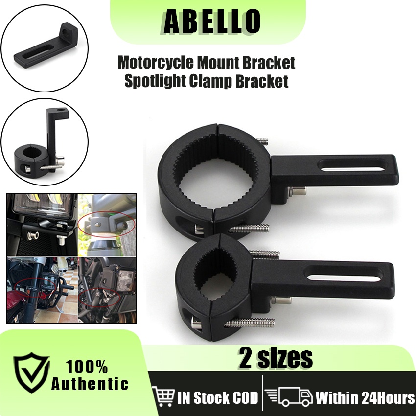 Universal Spotlight stand Headlight clamp For Motorcycle Bumper