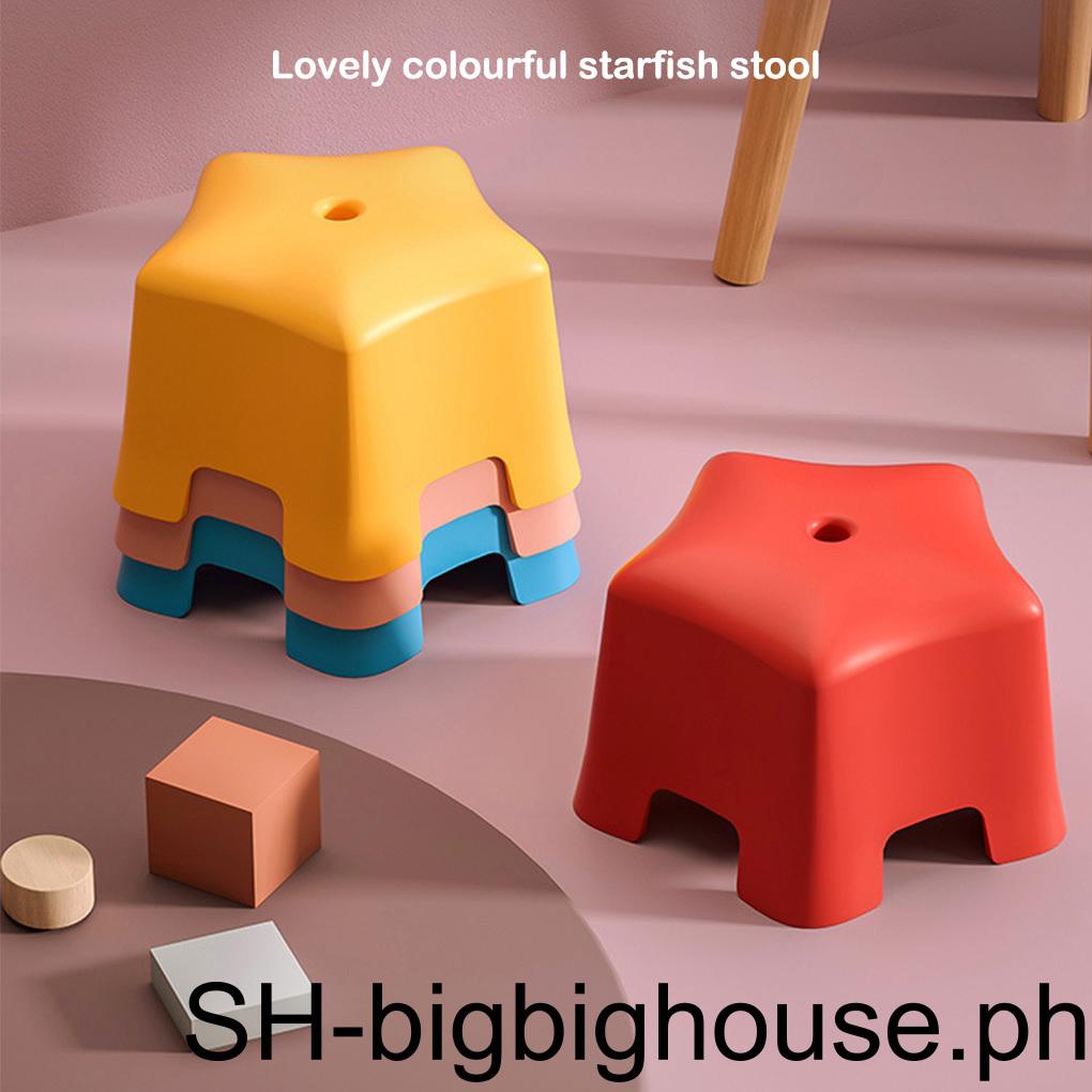 Stackable Star Shaped Stool Stools Living Study Room Bathroom Chairs