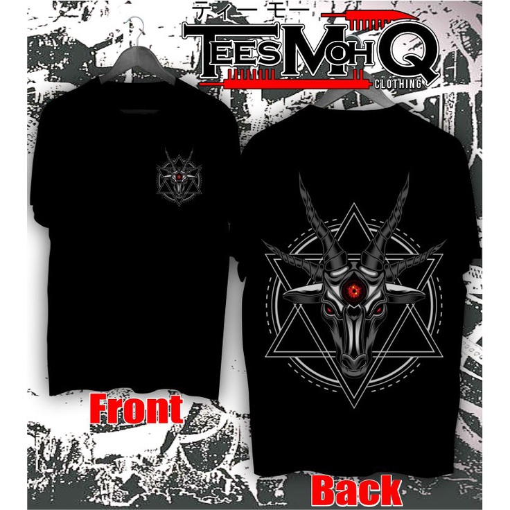 TREND GOAT DEVIL DESIGN T-SHIRT CLOTHING | Shopee Philippines