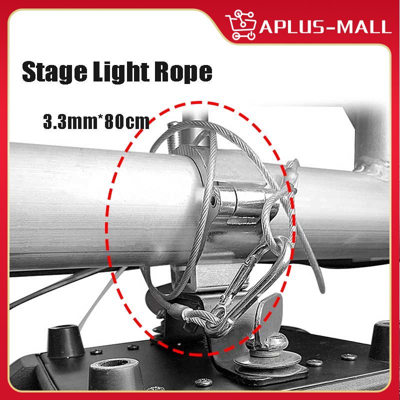 1Pcs Stainless Steel Stage Light Safety Ropes Par Light Safety Rope ...