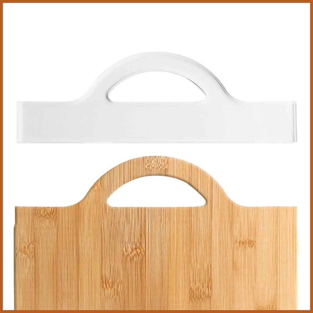 Acrylic Template for Cutting Large Charcuterie Board Handle Template