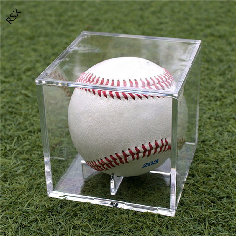 Acrylic Golf Ball Showcase Transparent Dustproof Souvenir Storage Box