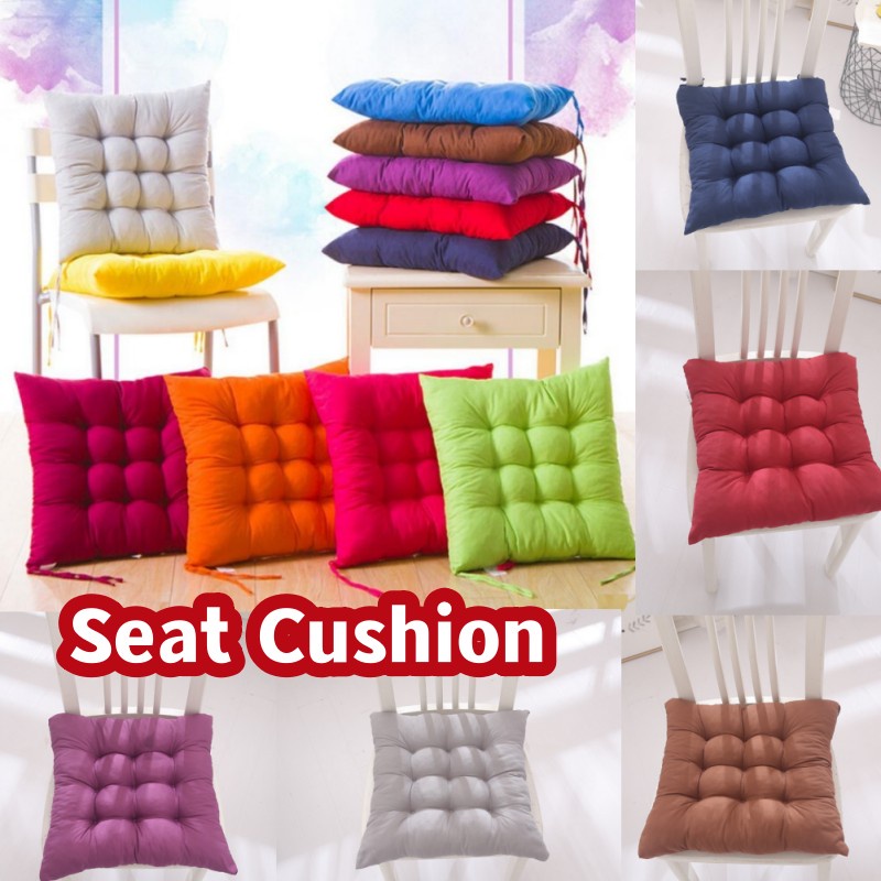 Plush Thick Cushion Floor 40x40cm Office Chair Mat Soft High Rebound  Vintage Seat Cushion for Living Room - AliExpress