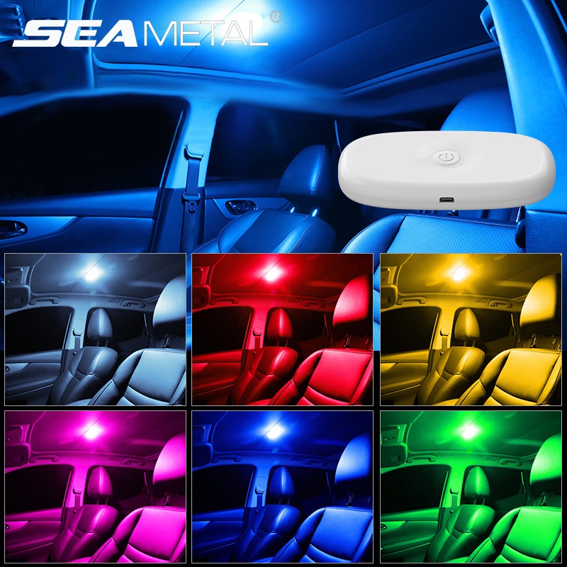 SEAMETAL Magnetic Reading Light 6 Colors Car Reading Light Car Interior ...