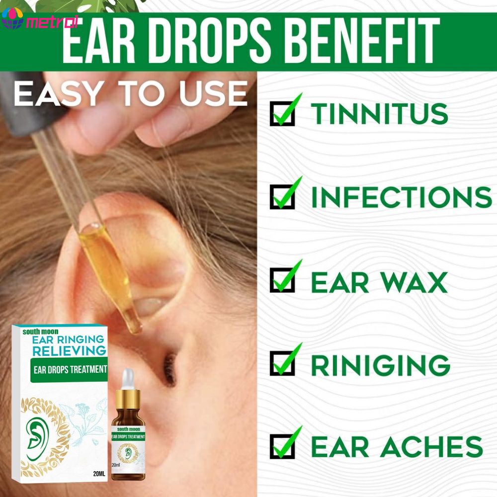 South Moon Tinnitus Ear Drops Infection Treatment Cleaning Liquid