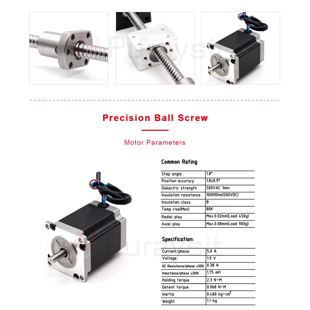 YY CNC Linear Guide Stage Rail Motion Slide Table Ball Screw Actuator ...