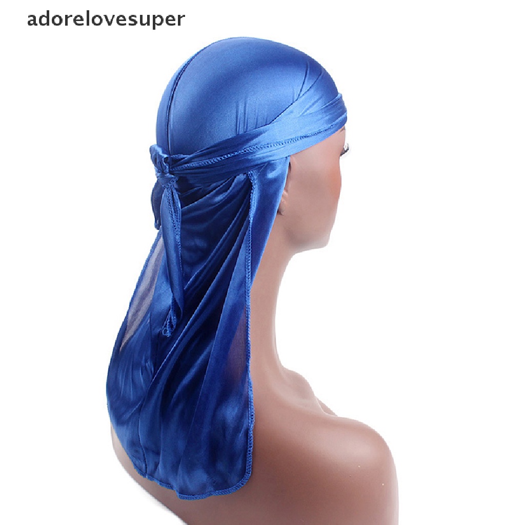 Unisex Men Women Velvet Bandana Hat Turban Doo Durag Cap Biker - Foto 6