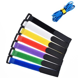 Reusable Nylon Reverse Buckle Hook/Magic Loop Fastener Cable Ties ...