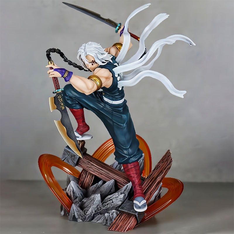Demon Slayer Battle Uzui Tengen Anime Figure Kimetsu no Yaiba Action ...
