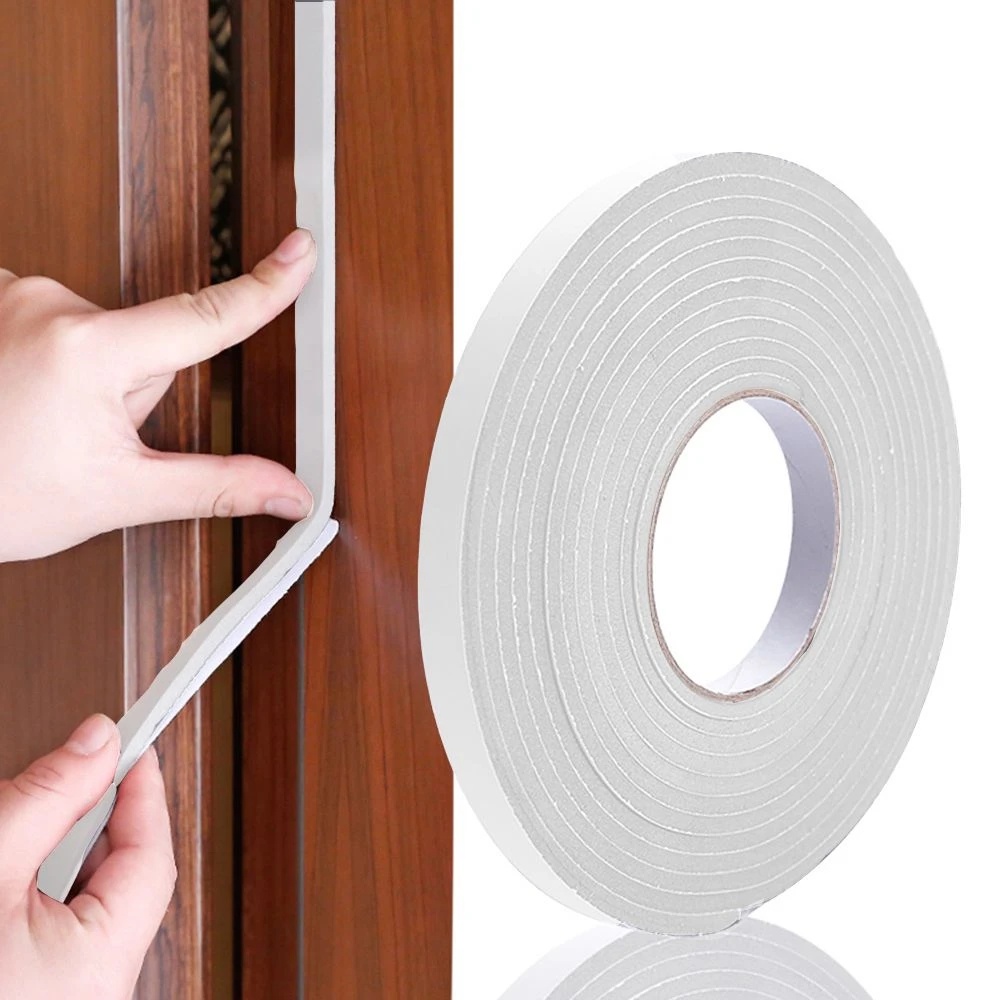 2M Self-Adhesive Sponge Foam Insulation Tape/Soundproof Door Window ...
