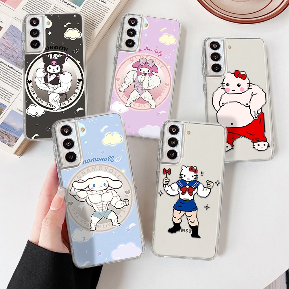 Hello Kitty Cinnamoroll kuromi Melody Transparent Phone casing Samsung ...