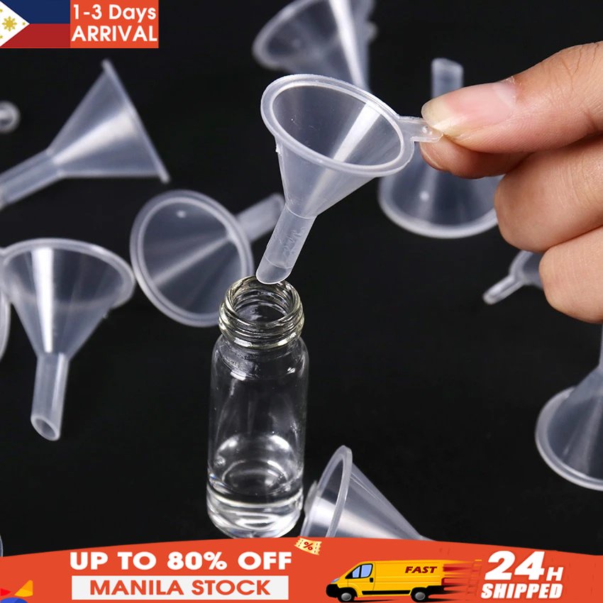 Mini Small Funnels Transparent for Fill Perfume Liquid Plastic ...