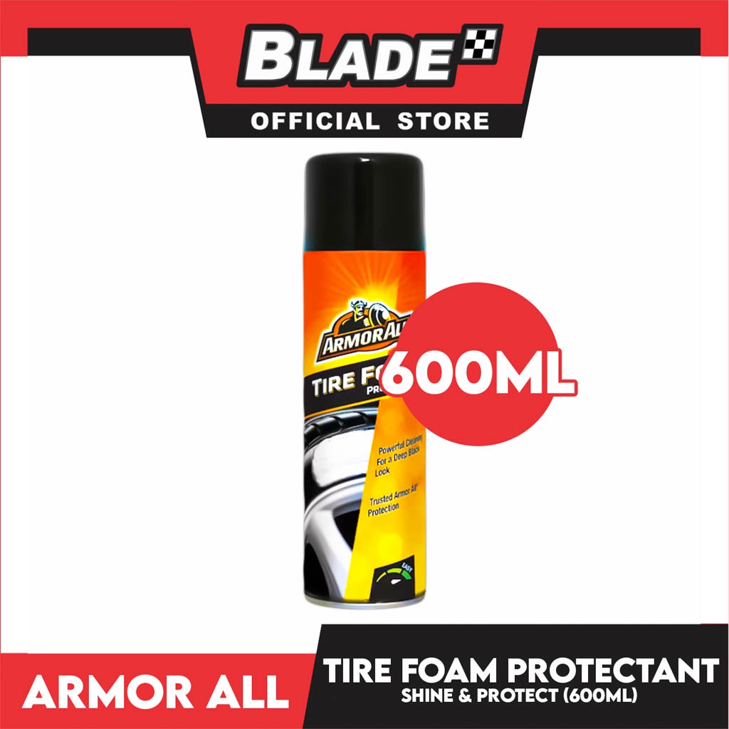 Armor All Tire Foam Protectant 600ml One Easy Step To Clean, Shine and