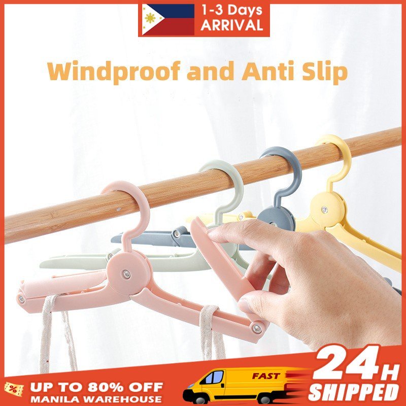 Mini Hangers Travel Folding Telescopic Portable Clothes Drying Rack