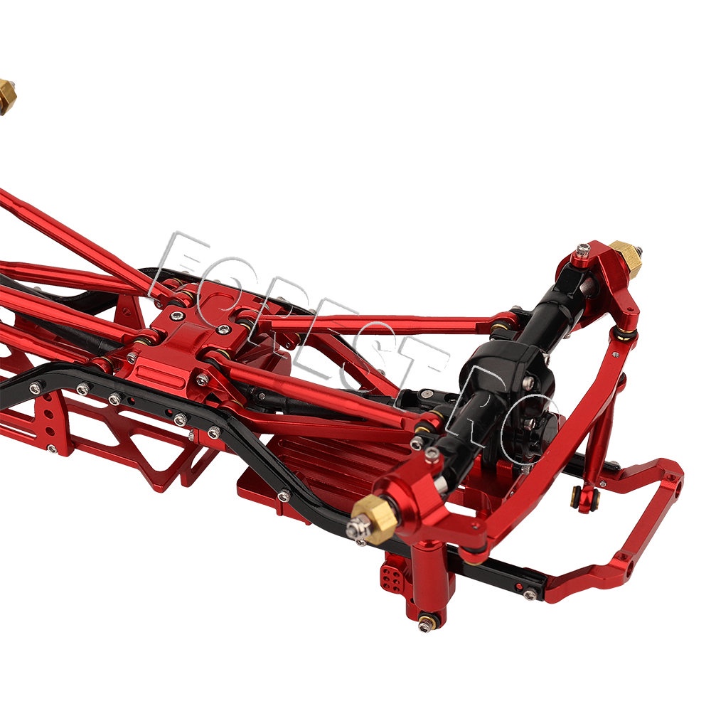 Portapacchi Con Barra Luminosa Per Axial SCX24 AXI00002 - FLYXM Nero Scala 1:24