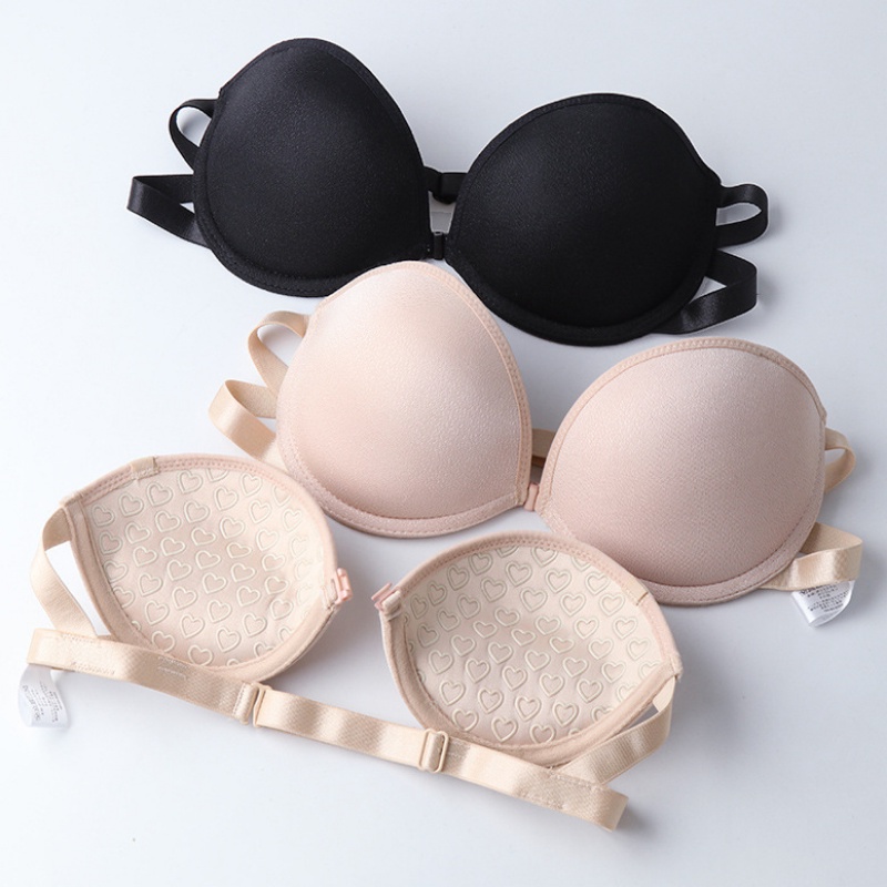 Summer Thin Strapless Anti-Slip Feminine Push-Up Bra Invisible Tube Top ...