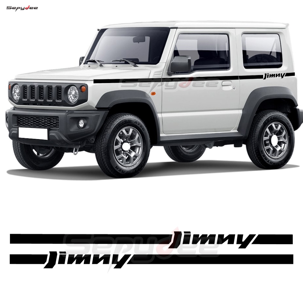[Ready Stock] 2Pcs Car Door Waist Line Sticker Racing Sport Long Side ...