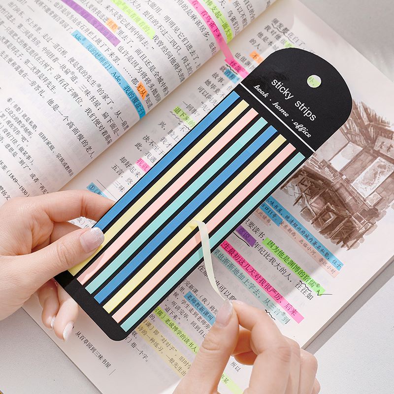 Very Thin Strip PET Sticky Notes Adhesive Office School Supplies ...