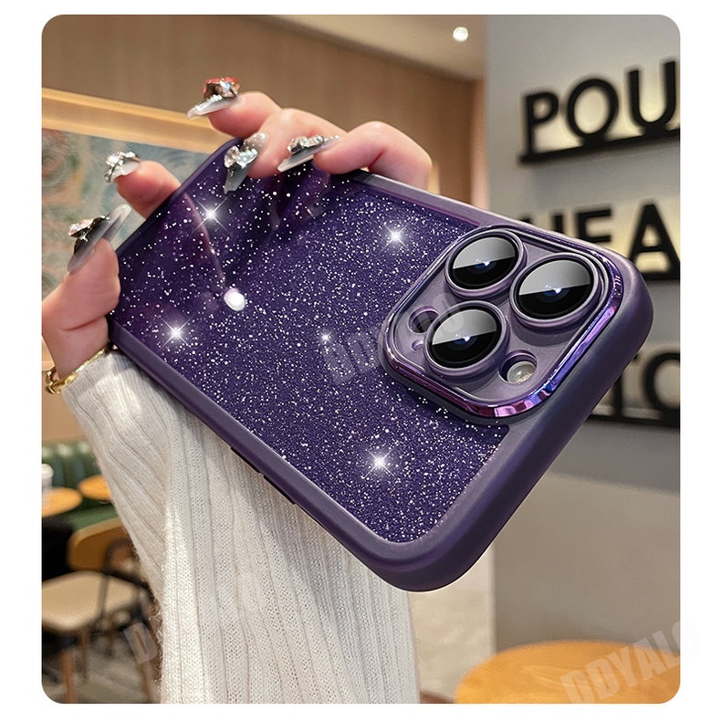 Glitter Casing Xiaomi Redmi Note 10 11 Pro 4G 5G Lens Film
