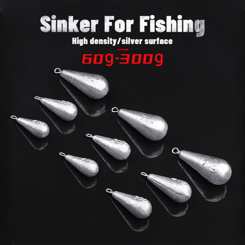 FGA Fishing Gear Lead Sinker Copper Ring Sea Fishing Lead Sinker Tackle ...