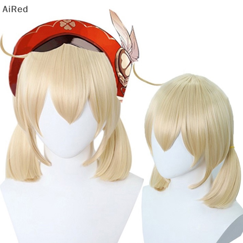 AiRed Game Wigs Genshin Impact Cosplay Props Wig Klee Wig Cosplay