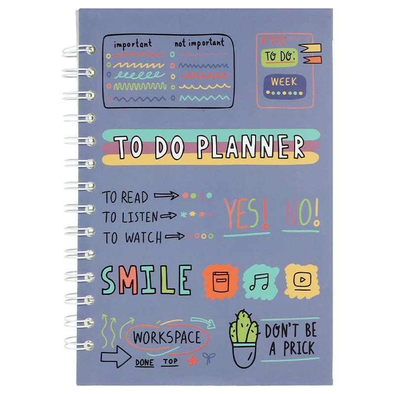 XINQITE Undated Weekly Planner- Weekly Goals Notebook, A5 To Do List ...