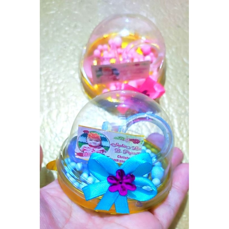 Christening Souvenirs Baptismal Souvenirs Pacifiers Souvenirs In Mini Dome 1st Birthday