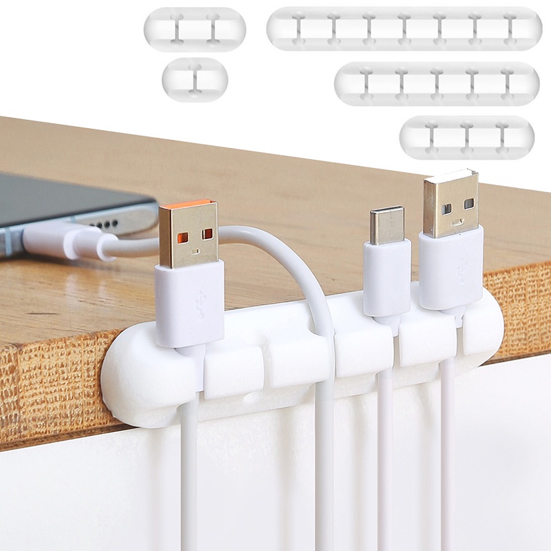 Cable Holder Cord Organizer Silicone Cable Management USB Winder ...