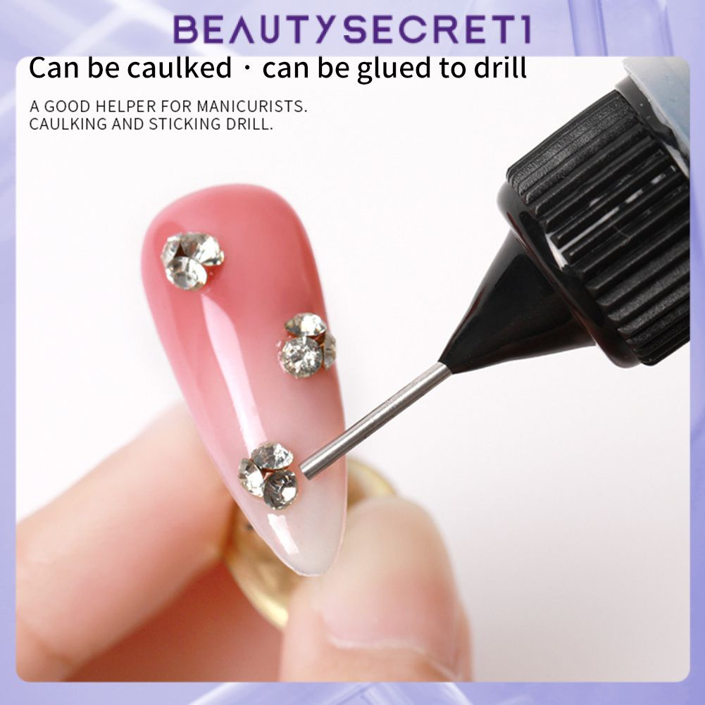 Nail Caulk Disposable Scrub Jewelry sticky glue Needle nozzle glue