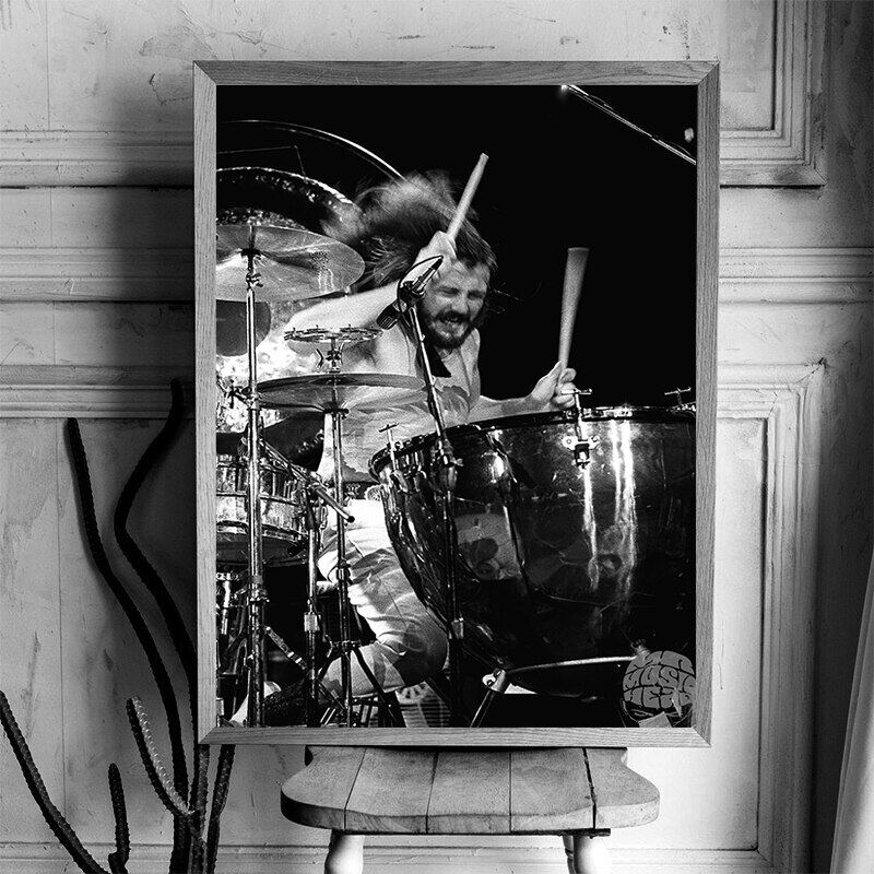 Singer Star Posters and Prints John Bonham Pop Rock and Roll Canvas ...