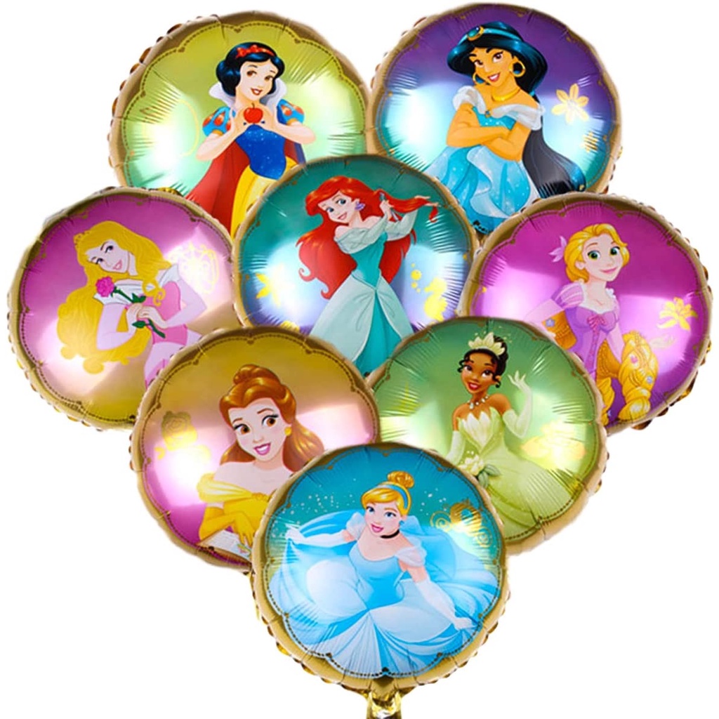 Browns Disney Princess Party Balloons 16 inches Round Birthday Themes ...