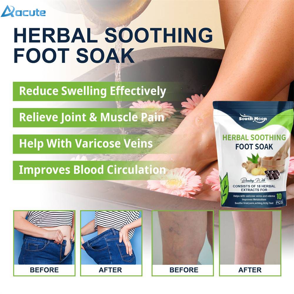 【10pcs/bag】lymphatic Drainage Ginger Foot Soak, Leg Slimming Foot Bath