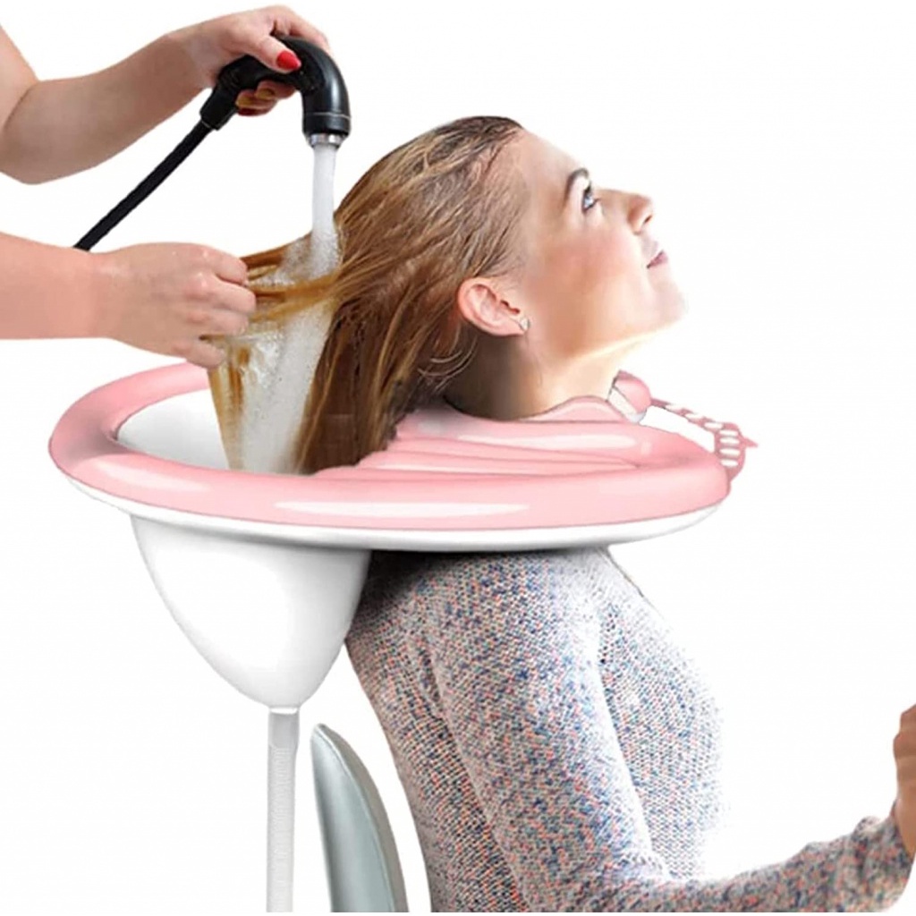 Inflatable Shampoo Basin - Lightweight and Portable Shampoo Bowl with ...