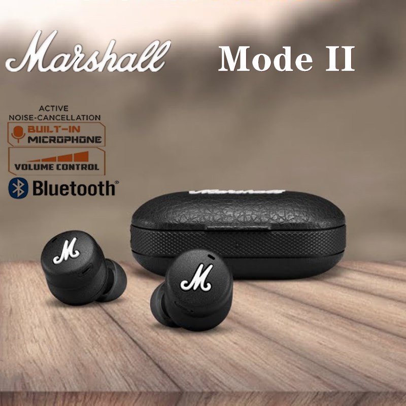 Marshall Mode II Wireless Bluetooth Earphones Handsfree Headphones Sports  HIFI Earbuds with Mic