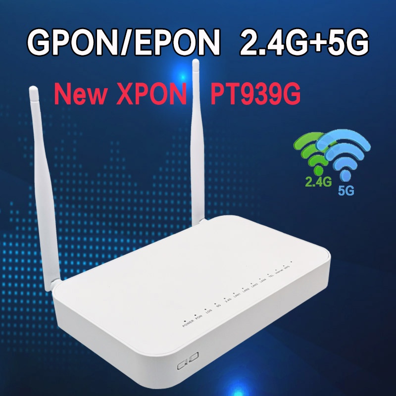 New XPON ONU Dual Band WIFI 2.4G&5G ONT EPON/GPON English version ...