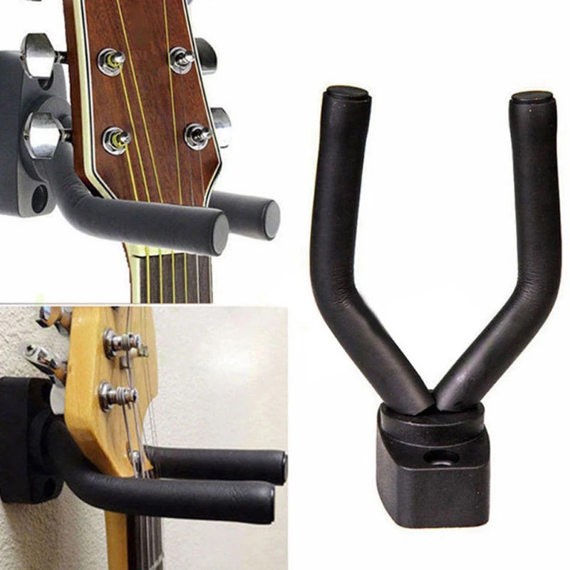 Metal Sponge Guitar Holder Wall Mount Stand Bracket Rack Guitar Hanger Hook For Electric Acoustic guitar strap Bass Ukulele Shopee Philippines