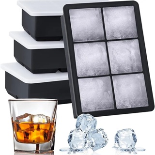 4/6/8/15 Grid Silicone Large Ice Cube Trays Square Ice Cube Maker