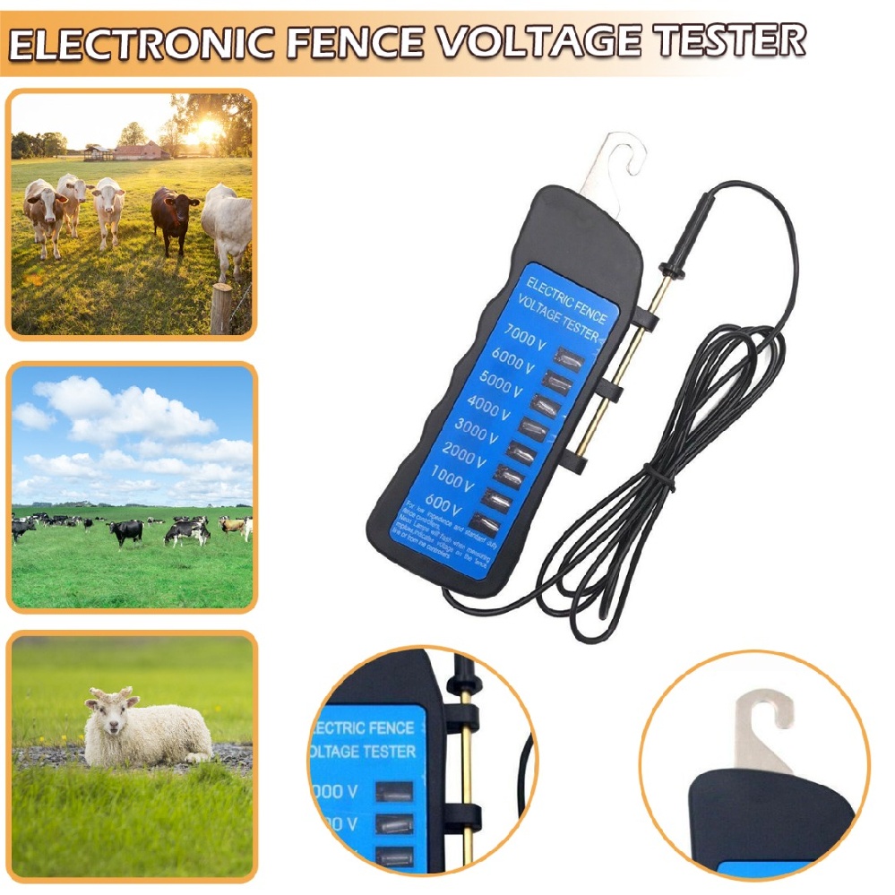 Electric Fence Voltage Tester Fencing Current Testing Detection