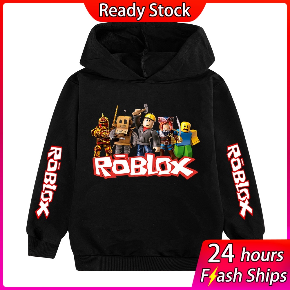 Hoodies for Boys Roblox Trendy Kids Long Sleeve Sweatshirt Fashion Casual Girls Jacket Clothing
