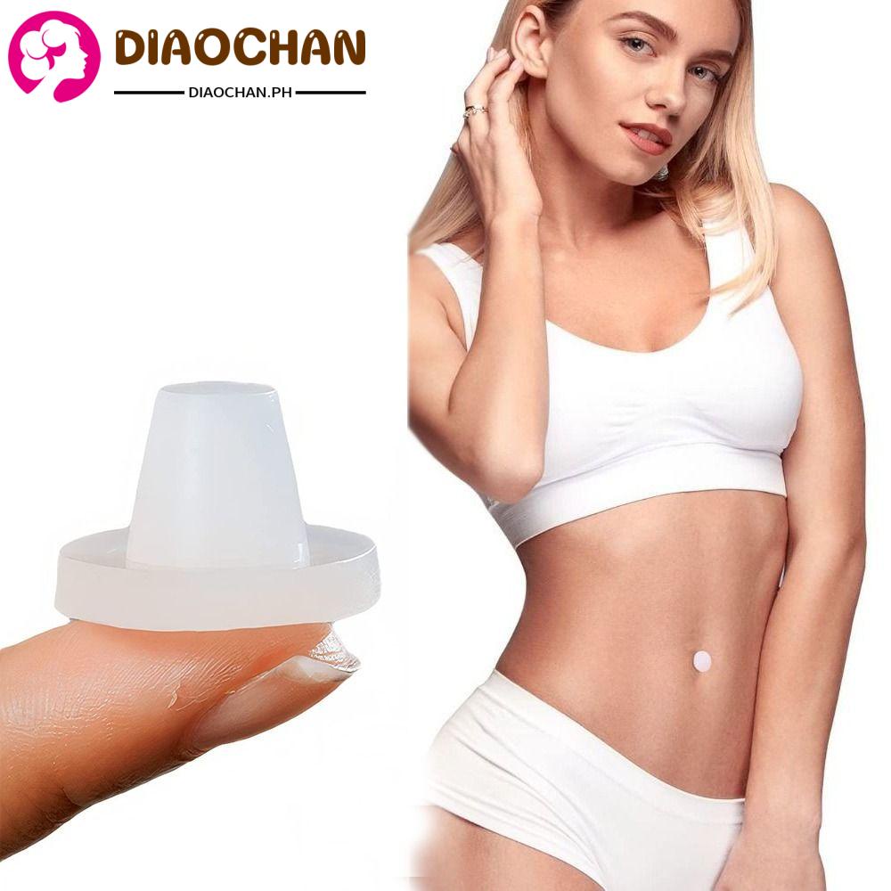 DIACHAPH Belly Button Plug Non Piercing Silicone Easy to Use for