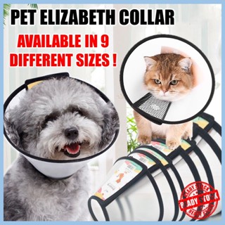 PFP Pet Elizabeth Cone E Collar Dog cat Head Cover Anti Bite Cone