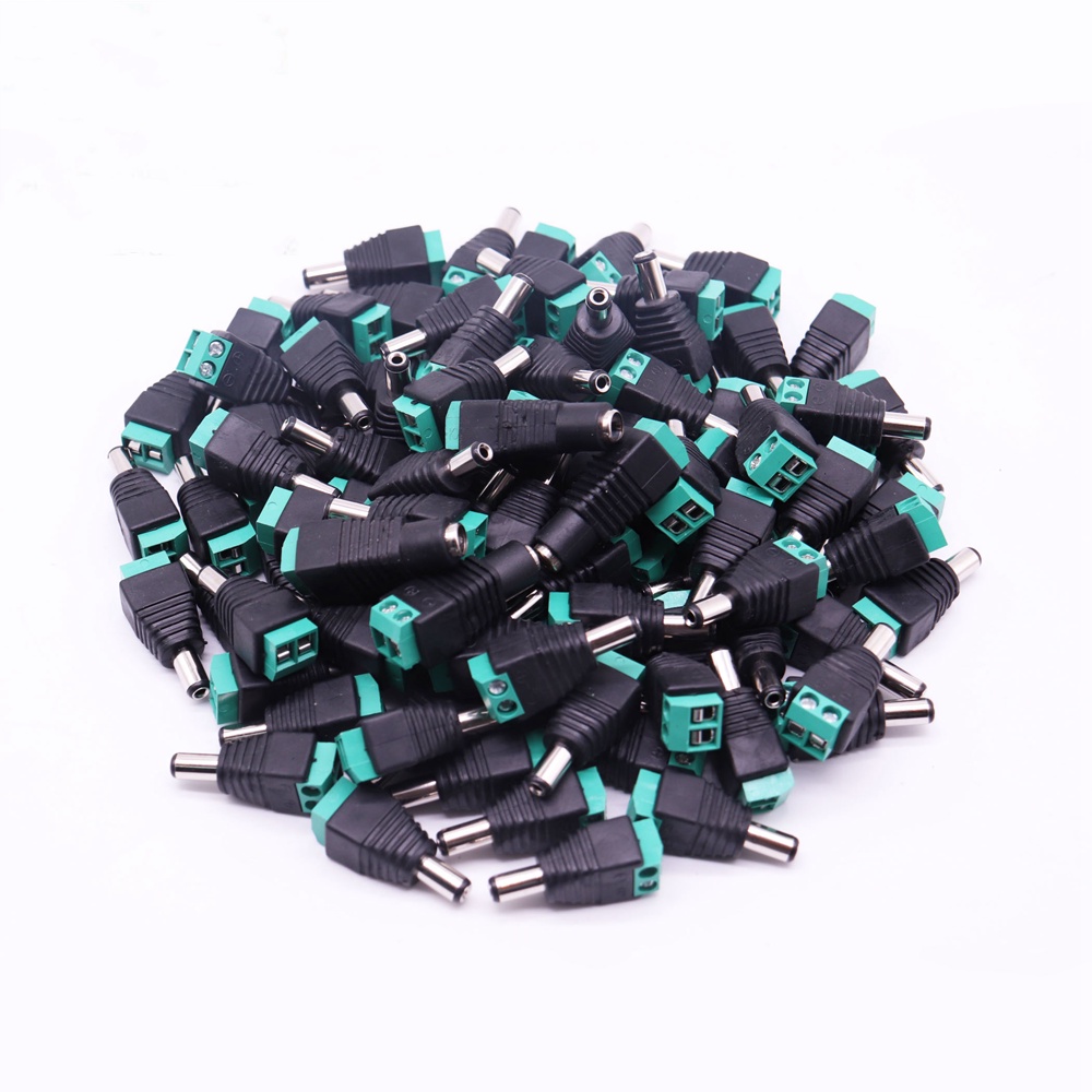 thumbnail image 2 of 12V DC Connector: 5.5mm X 2.1mm Male Female Power Jack Adapter For LED 2 of 9