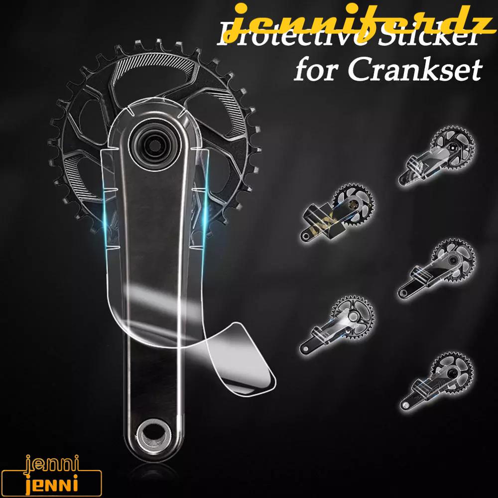 JENNIFERDZ Cycling Parts MTB Crank Stickers Universal Crank Clear ...
